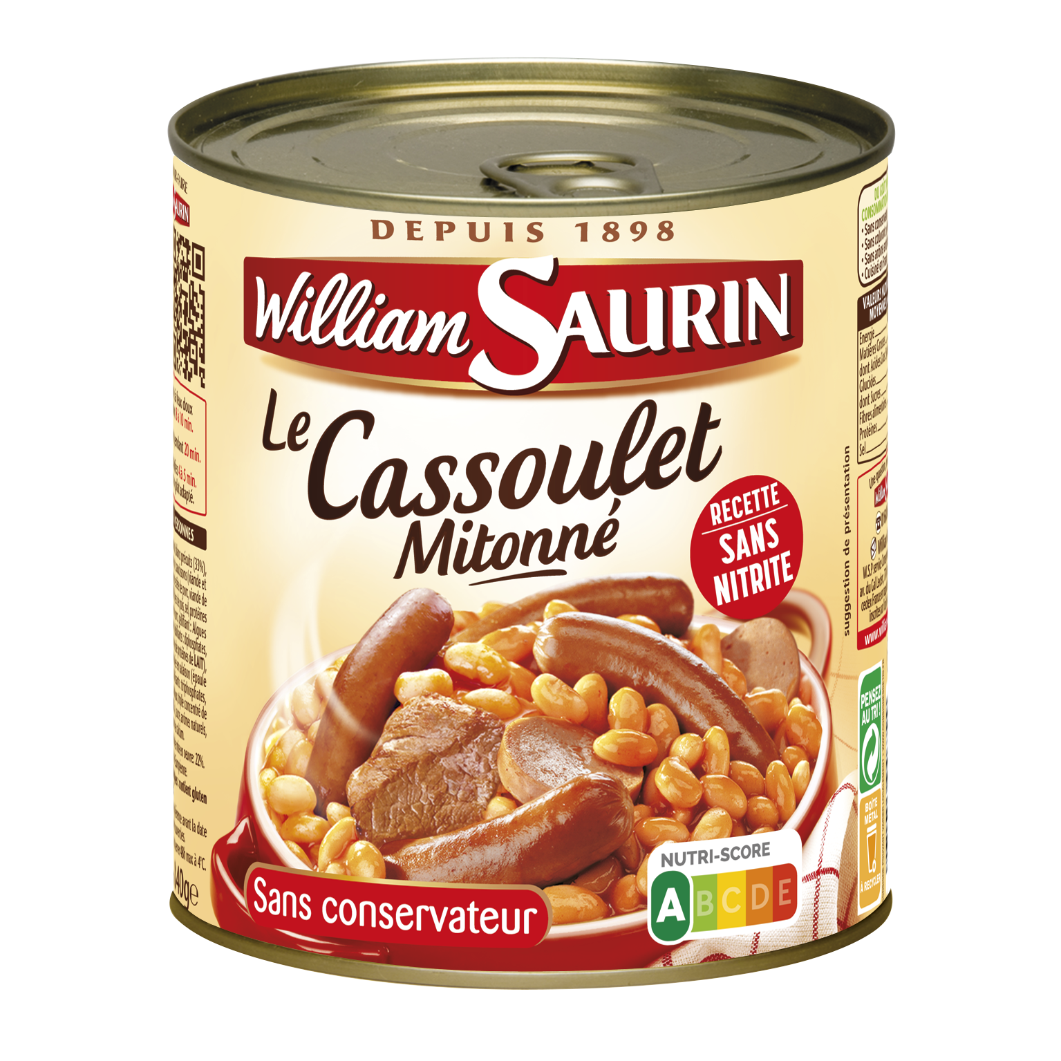 Cassoulet Mitonné William Saurin